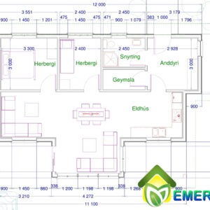Sumarhús Emerald 80 fm